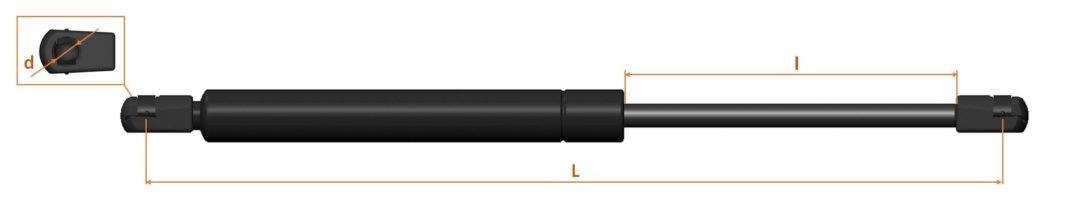 Газлифт 320мм